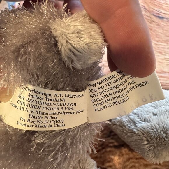 Webkinz Lil'Kinz Elephant HS007 Retired Collectible Plush Stuffed Animal No Code - Picture 8 of 9